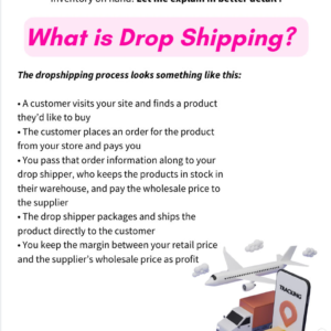 Dropshipping Business - Guide to Starting Dropshipping - PLR Ebook-20 Pages-Resell Rights