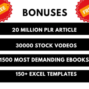 Ultimate Digital Library: 3 Million Ebooks + 3 Million PLR Articles with Reseller Rights
