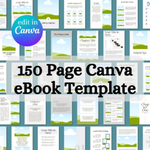 Canva eBook Templates, Course Workbook Templates, and a Complete Guide on How to Create an eBook – 150 Canva eBook Templates