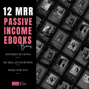 Passive Income eBook Bundle, master resell rights, private label rights, plr ebook